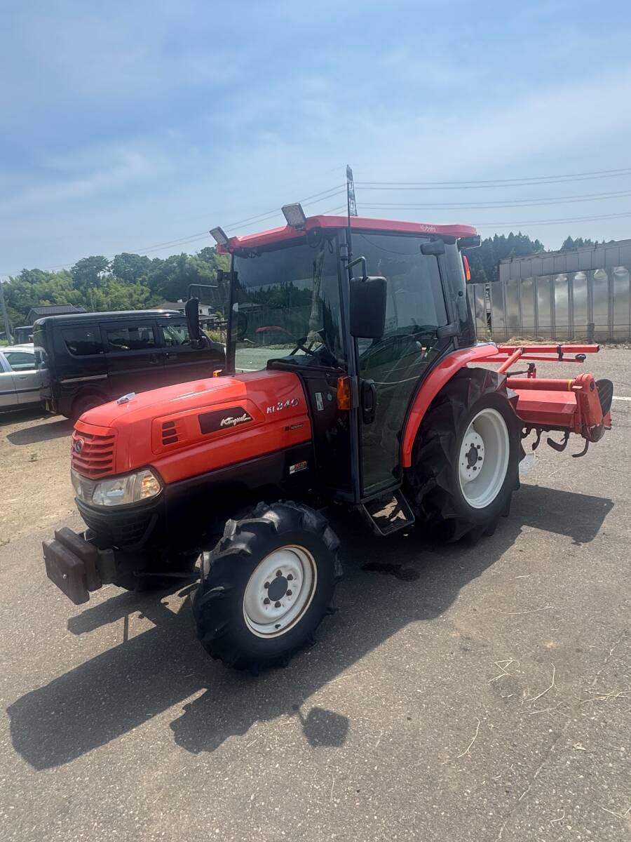  Kubota трактор KL340H 1273 час 34 лошадиные силы кабина высокая скорость Niigata префектура **