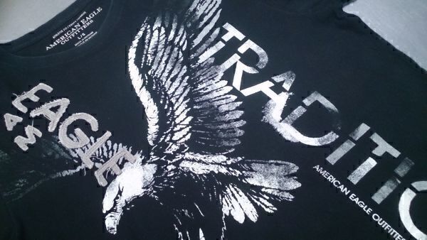 H04 【AMERICAN EAGLE】美品/ L /特大 アメリカンイーグル　Tシャツ/半袖/大きいサイズ