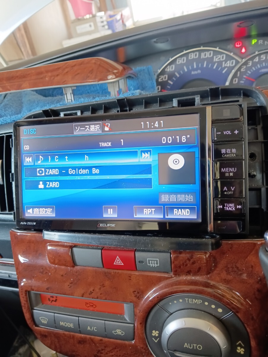 イクリプス　 メモリーナビ　AVN-Z03iW　　フルセグ　16GBモデル