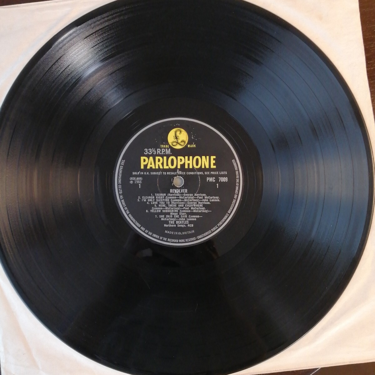 UK original MAT2/1 dif mix revolver analog record レコード アナログ lp The Beatles ビートルズ pmc7009