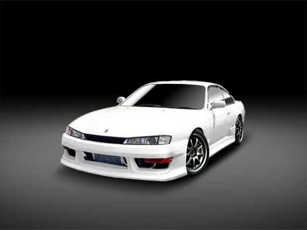 シルビア S14 サイドステップ 后期 エアロ FRP 未涂裝 社外品 左右セット SILVIA 日産 ニッサン NISSAN