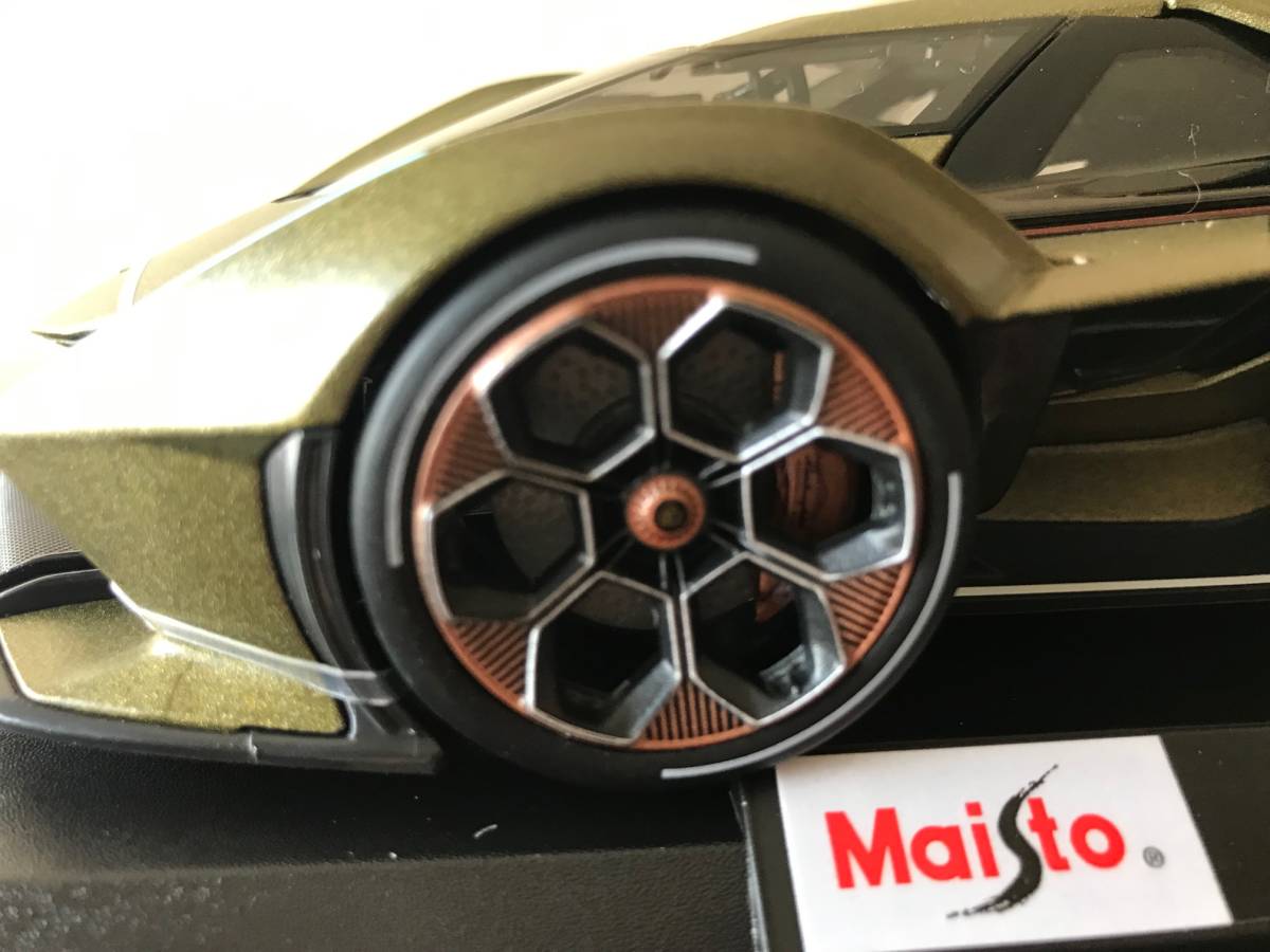 希少 レア Maisto マイスト 1:18 6+ Lambo V12 Vision Gran Turismo イエローグリーン