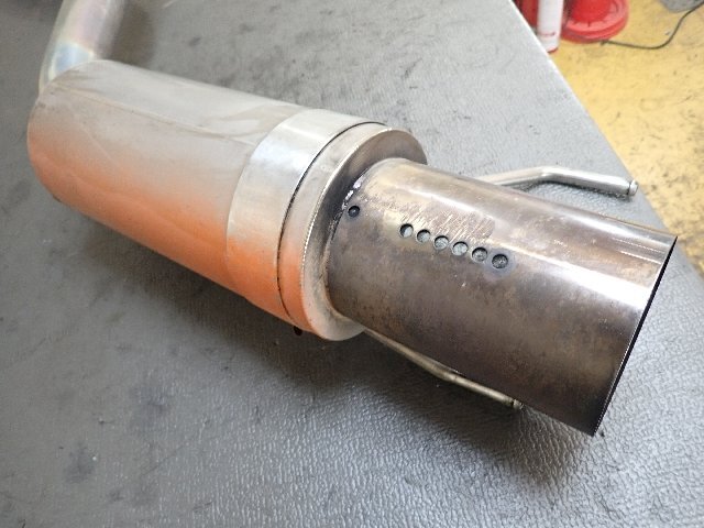 SXE10 Altezza RS200 3S-GE JIC Spartan 505 задний деталь титановый глушитель - насадка на глушитель имеется 