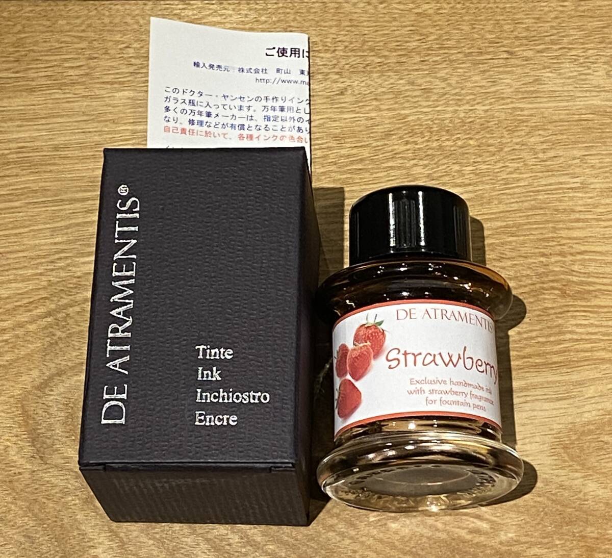 DE ATRAMENTIS デ?アトラメンティス ヤンセン ハンドメイドインク ストロベリー