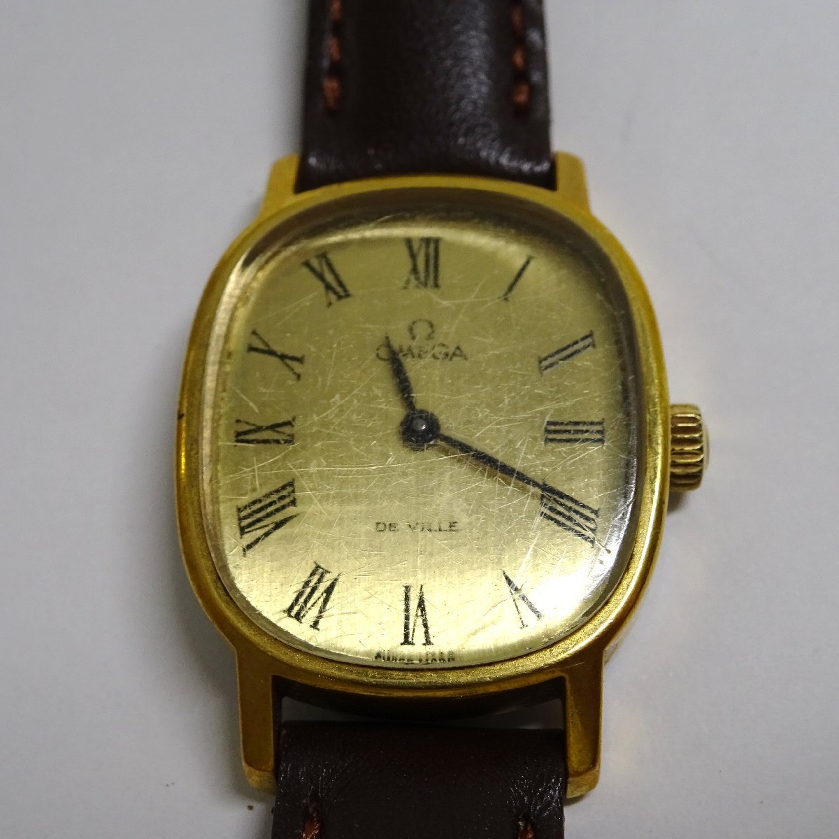 \1* работа * Omega te vi ru Gold механический завод женские наручные часы Z15107