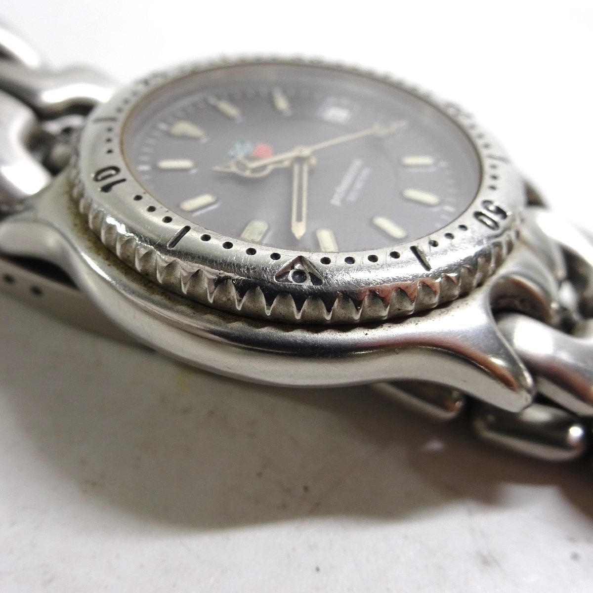 \1* работа * TAG Heuer серый кварц унисекс наручные часы AA06202