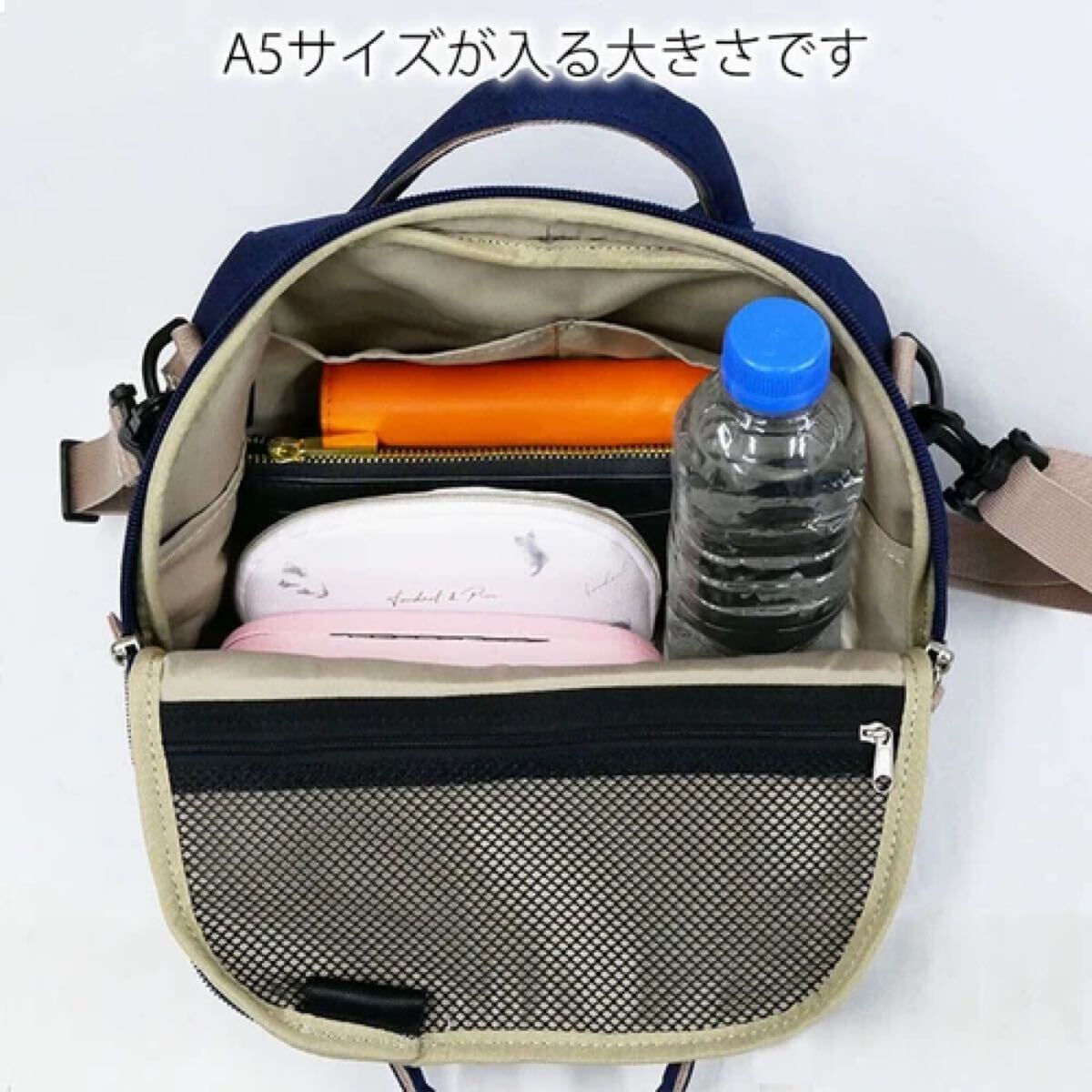 アネログランデ ショルダー ミニ ボストン 2WAY 斜めがけ 仕事 ツールバッグ 自立 卓上