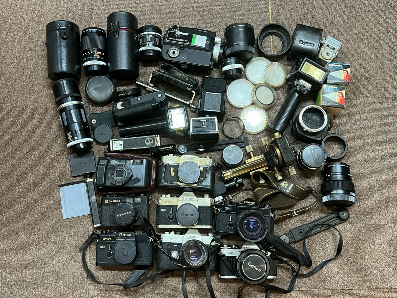 フィルムカメラのまとめ売り|ジャンク品 ジャンク カメラ 本体/アクセサリー 色々 おまとめセット