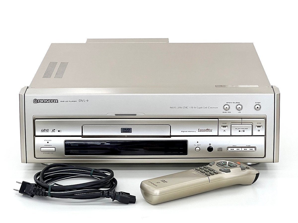 【未使用】Pioneer パイオニア コンパチブル レーザーディスク プレーヤー CLD-R5 パイオニアLD⁄CDプレーヤー☆CLD-07G☆両面機 メンテ済み動作良好です