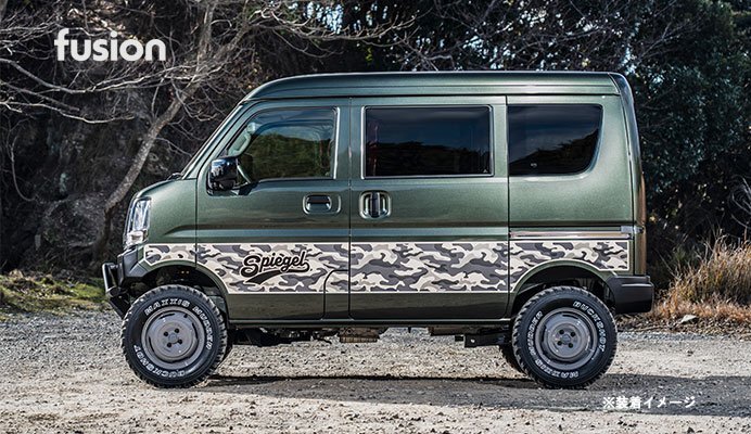 Spiegel シュピーゲル FUSION スポイラー3點(diǎn)セット バンパーガードスタイル 未涂裝 スクラムバン DG17V