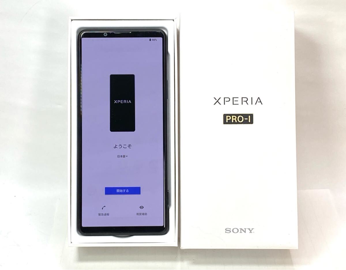 SONY XPERIA PRO-I XQ-BE42 Frosted Blak SIMフリー Android スマートフォン