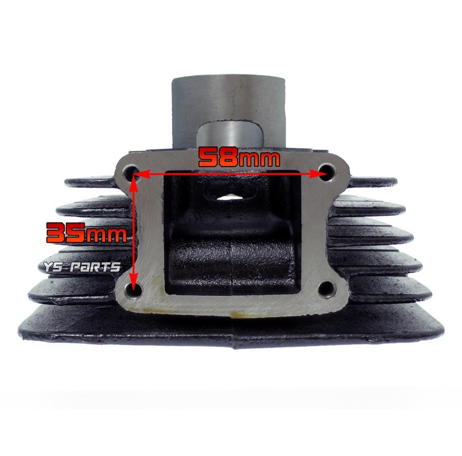 [復(fù)刻モデル]7ポート 53mm 58ccボアアップ TY50/ポッケ/フォーゲル/DT50[空冷]GT50ミニトレ/GR50/RD50/MR50/YSR50の流用に