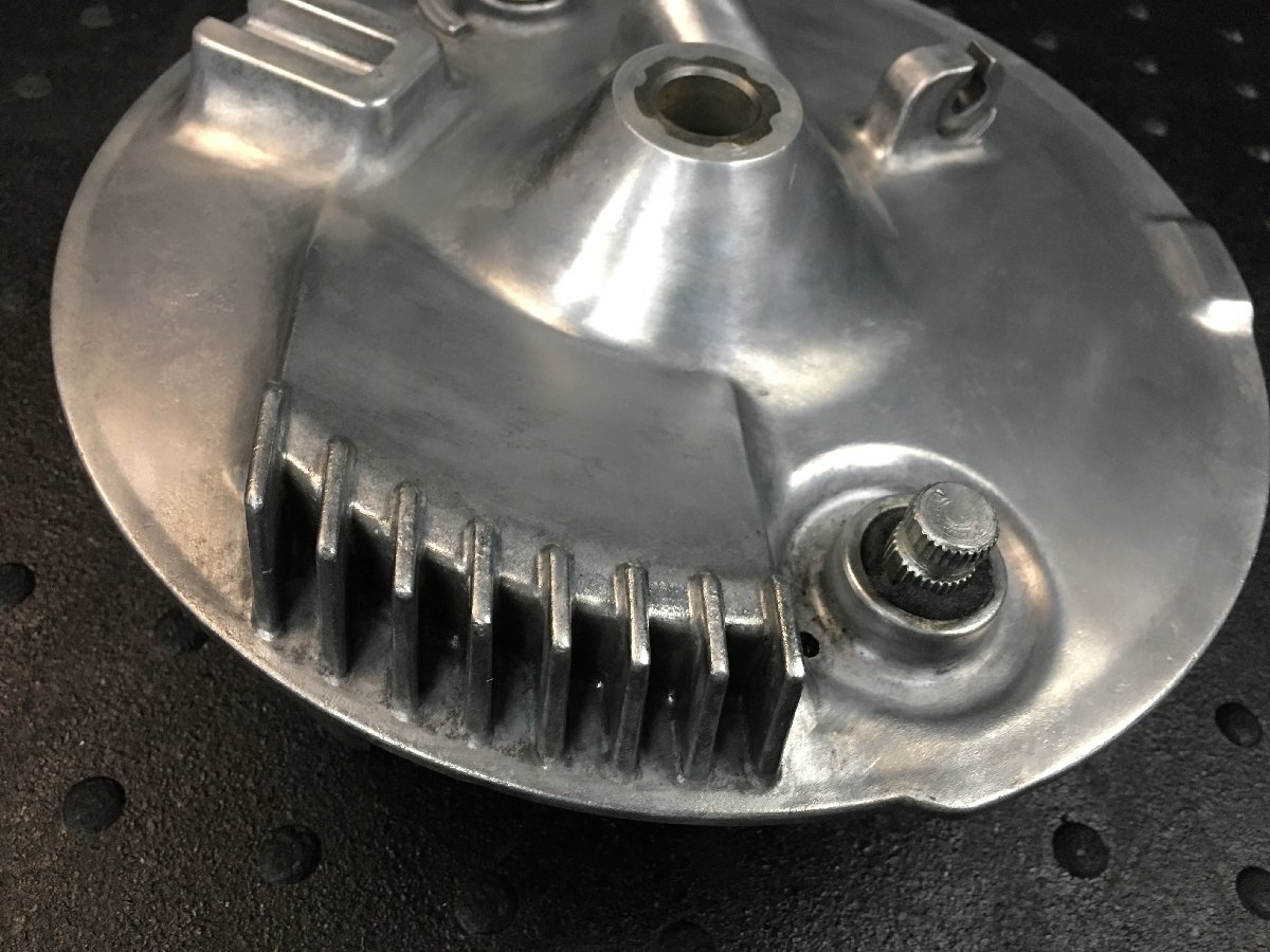 SR400 1JR 2型　フロントドラムパネル&ブレーキシュー Yahoo!オークション -「sr400 フロントドラムブレーキ」(シュー