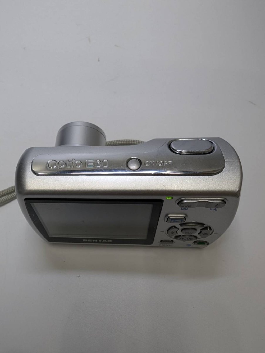 ?1円スタート PENTAX OPTIO E30 デジタルカメラ　干電池駆動(dòng) コンパクトデジタルカメラ デジカメ デジタルカメラ 通電確認(rèn)済み