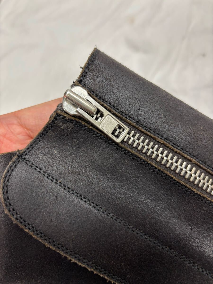 <リックオウエンス/Rick Owens>レディース レザーハイカットスニーカー イタリア製_画像4