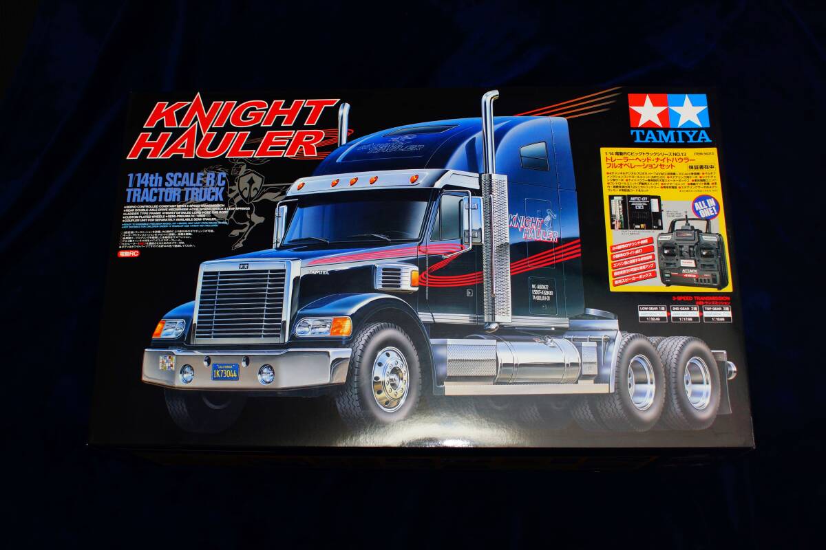 【希少・美品】タミヤ　ナイトハウラー　フルオペレーションセット タミヤ 1/14 電動RCビッグトラックシリーズ トレーラーヘッド
