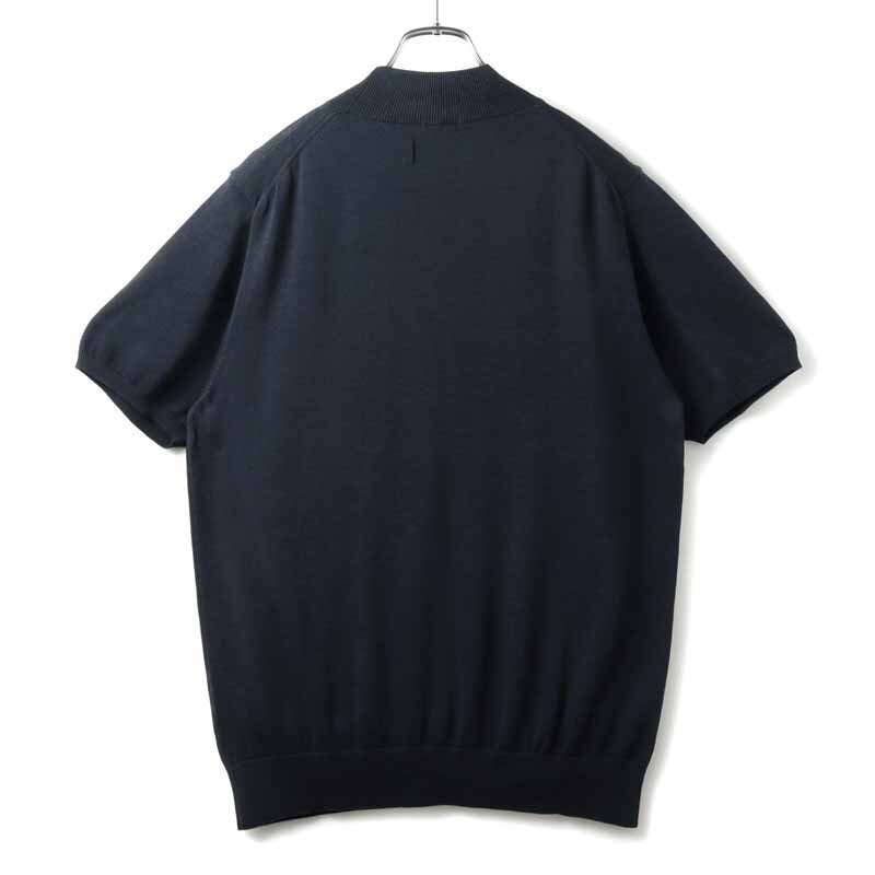 GIM( Jim ) / american si- Islay ndo хлопок 14G короткий рукав mok шея вязаный [gim2510036-L]