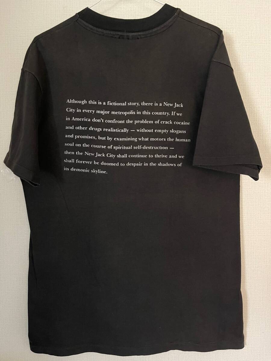 90s New Jack City Tシャツ MOVIE 映画 199140ACRES Queen Latifah Boyz N The Hood MENACE II SOCIETY Malcolm X Supreme_画像4