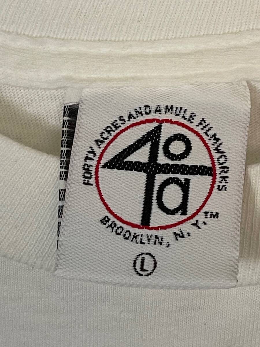 90s 40ACRES DO THE RIGHT THING ドゥ・ザ・ライト・シング Tシャツ スパイク・リー Spike Lee Public Enemy Malcolm X Supreme 映画_画像6