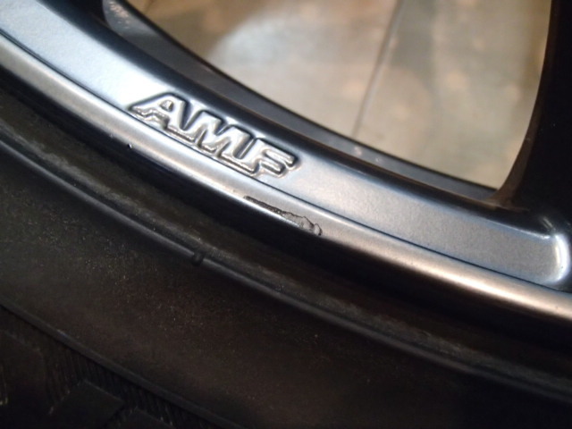 中古2本 軽量 ウェッズ ウェッズスポーツ SA25R 8.5J 18in IS45 PCD100 5H オマケタイヤ 225/40R18 BRZ 86 フロント履き リア履き_画像5