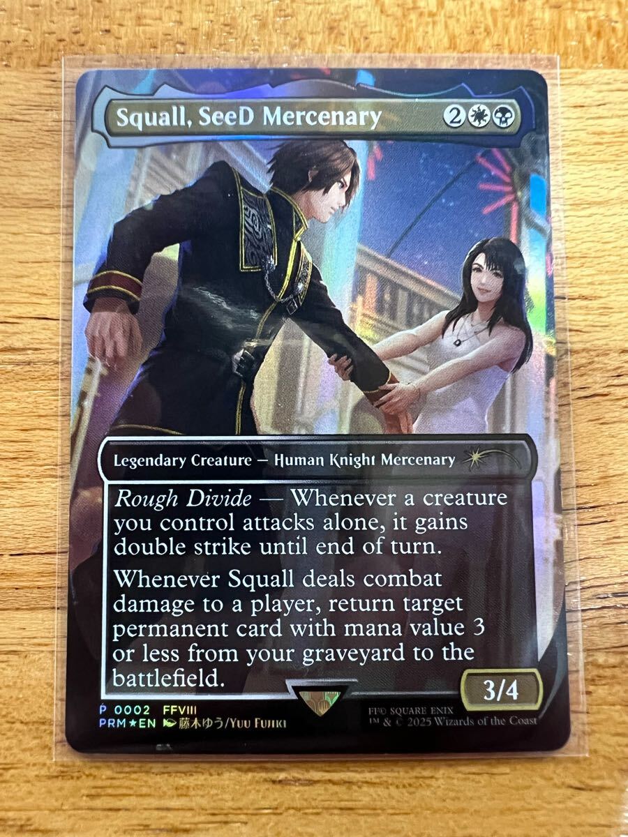 マジック SeeDの傭兵、スコール 英語版 Foil プロモ b 超格安価格 MTG 英語 FFコラボ FOIL プロモカード SeeDの傭兵