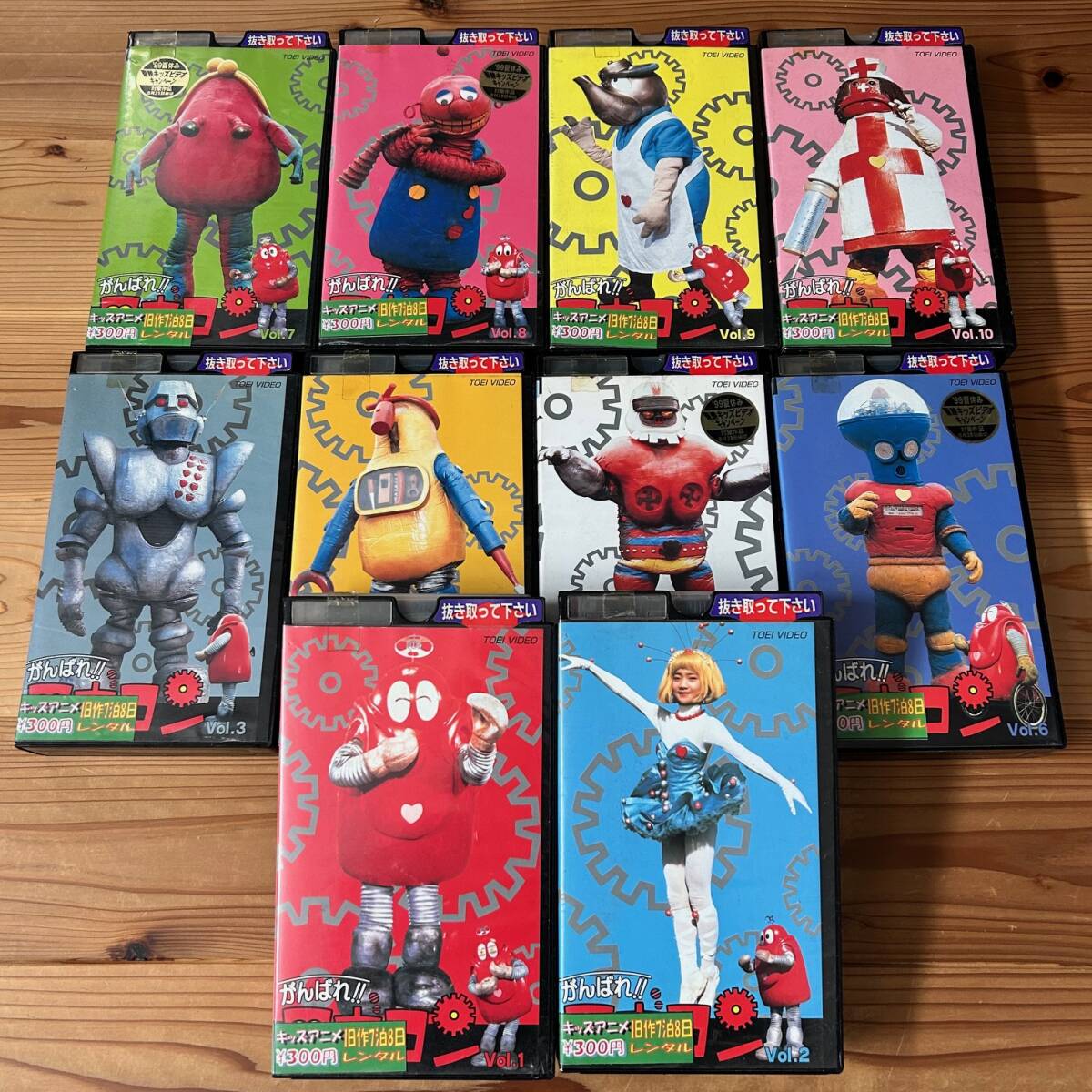 [ редкость / видео /VHS/VIDEO] Robot темно синий,.... Robot темно синий, 10 шт. комплект, в аренду выше, прокат, видео кассетная лента 
