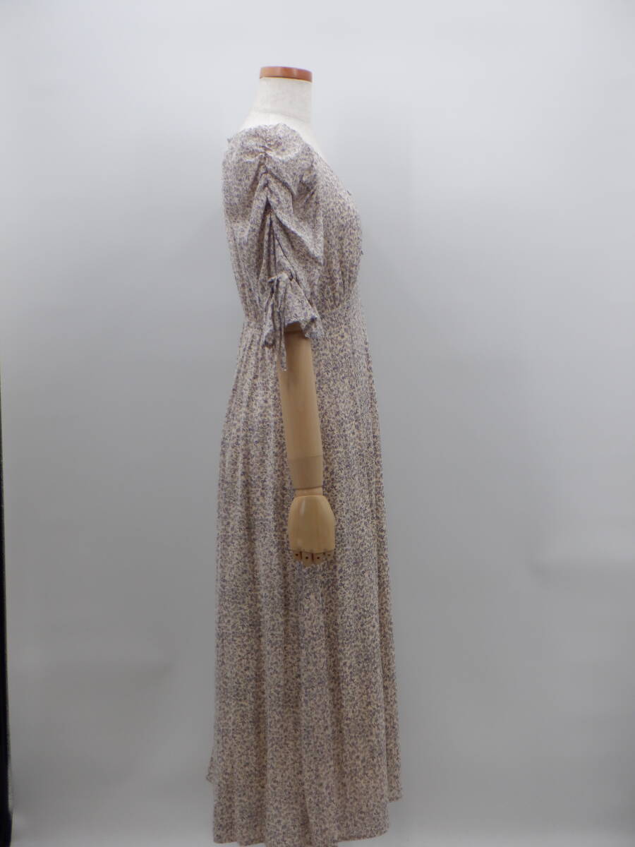 【新品】【allamanda INGNI アラマンダbyイング】胸切替 パワショルワンピース/ラベンダー【同梱可能】【ワンピース】