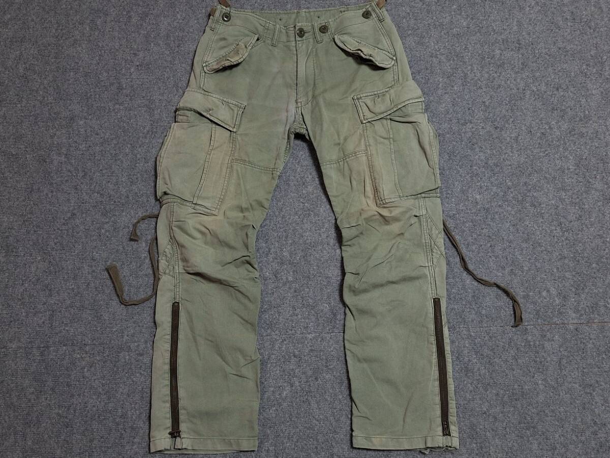 [2366]即決 AVIREXカーゴパンツsize:M ワークパンツ[検]ミリタリーパンツ、アウトドアパンツ、軍パン