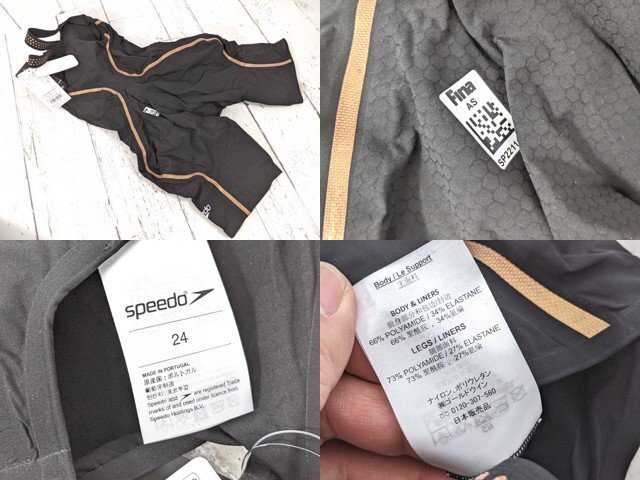 5og565/競泳水著■スピード ファストスキン レーザーピュアインテント クローズドバックニースキン 24 FINA承認(rèn)レース用 SCW11902F【K72】