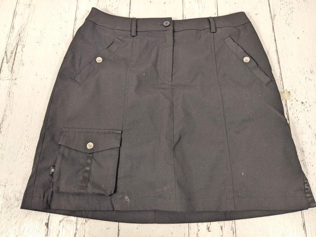 【4yt144】ゴルフウエア レディース使用 Munsingwear マンシングウェア キュロット ブラック サイズ：11◆T2709