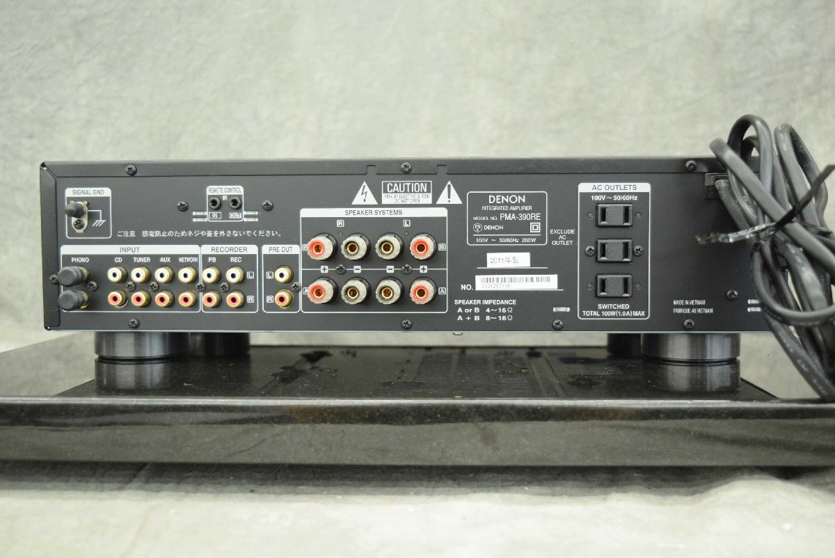 【C】DENON PMA-390RE プリメインアンプ デノン 231233