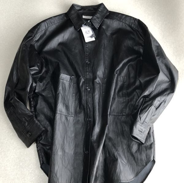 ○早い者勝ち#新品未使用◎フリークスストア◎フェイクレザー長袖シャツジャケット◎リピ得無40 ◎日曜日以外、3日以內(nèi)に発送予定
