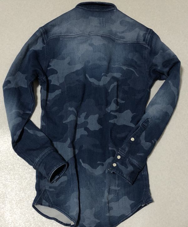 →インディゴ◎カモフラ柄◎DELAY BY WIN&SONS◎スウェット系長(zhǎng)袖シャツ◎リピ得無(wú)30+30◎こちらの商品は代行入札禁止とします