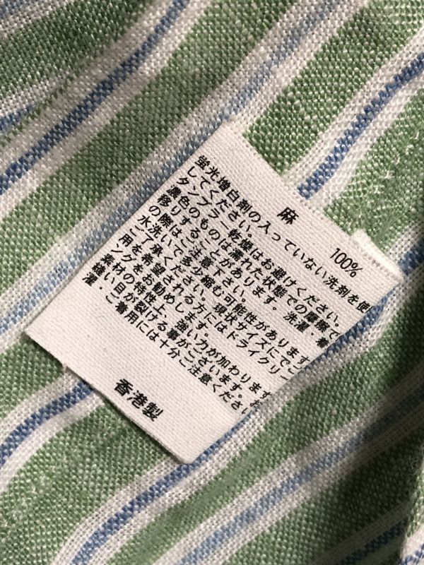 ★90sビンテージ?希少麻100%◎美品部類◎ブルックスブラザース◎半袖シャツ◎10時間以內(nèi)のご入札は翌日発送不可