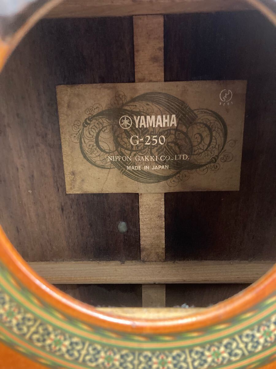 1 иен старт Yamaha YAMAHA классическая гитара струнные инструменты гитара музыкальные инструменты akogiG-250 0614K④