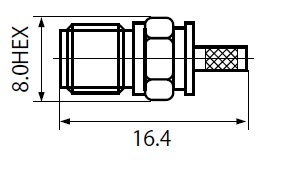 SMAP-2.5A давление надеты type 2.5D-2V,QEV,FB для SMAP type ( мужской ) коннектор давление надеты type 2.5D кабель разнообразные . соответствует новый товар внутренний производитель товар 