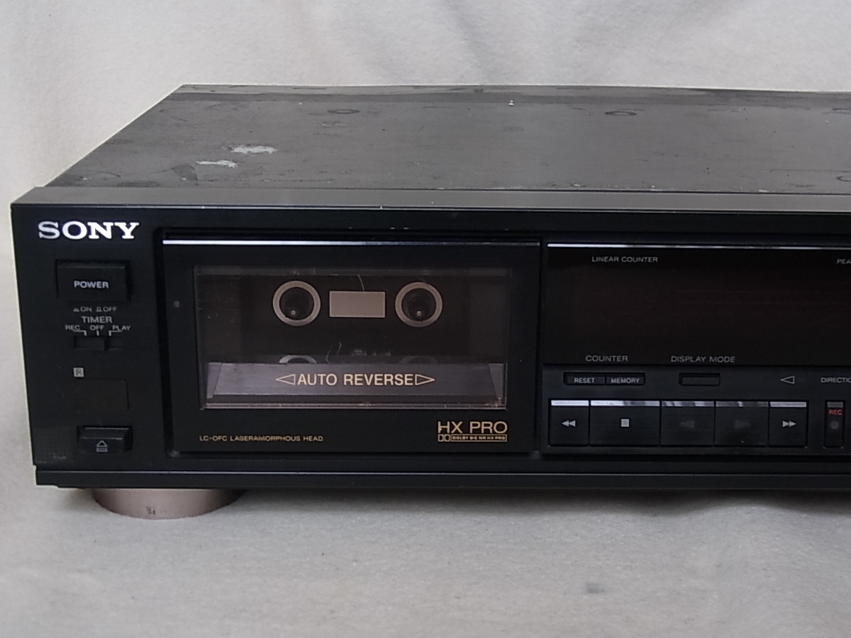 SONY Sony TC-K500R STEREO CASSETTE DECK стерео кассетная дека воспроизведение сделал . необходимо техническое обслуживание товар б/у товар 