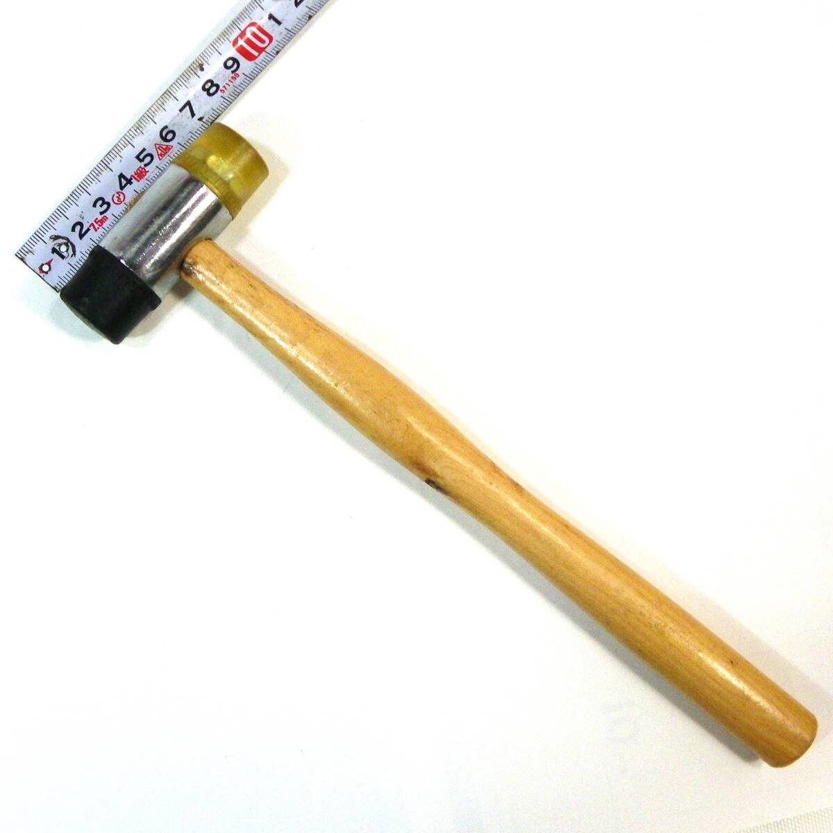 レターパックライト.430円発送OK　ゴムハンマー　プラハンマー　取り換え式ハンマー（赤枠.樂多我）