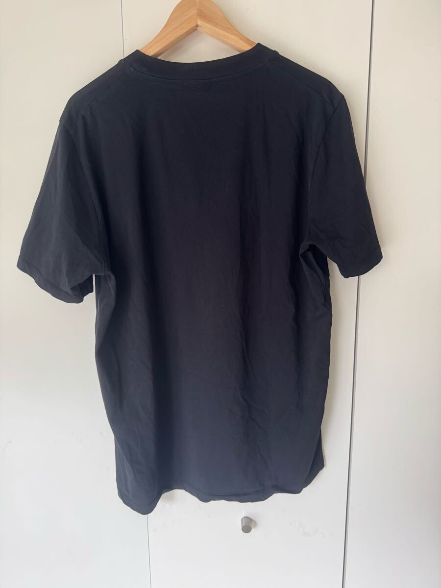 美品 JIL SANDER ジルサンダー　クルーネックブラック半袖 T シャツ サイズ XL 黒