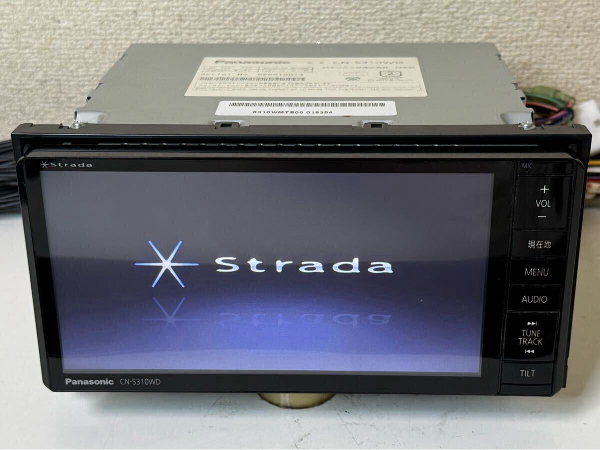 CN-S310WD パナソニック メモリーナビ フルセグTV BluetoothAudio CD録音 DVD SD アンテナ付 トヨタ ダイハツ即決
