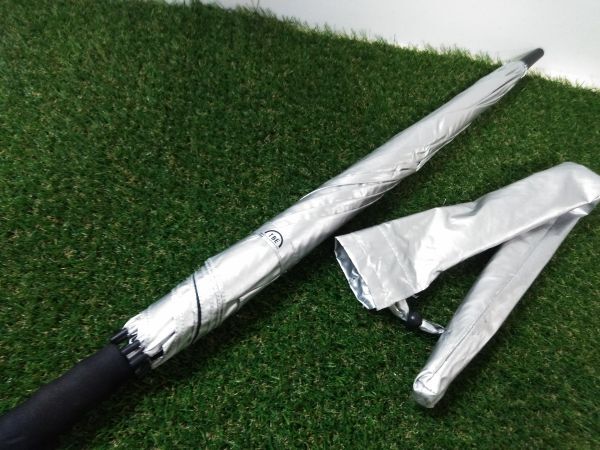 リーダーメディア ゴルフ 晴雨兼用 傘 65cm UM-65S2 超軽量 350g UVカット97％以上 sシルバー #G289AX