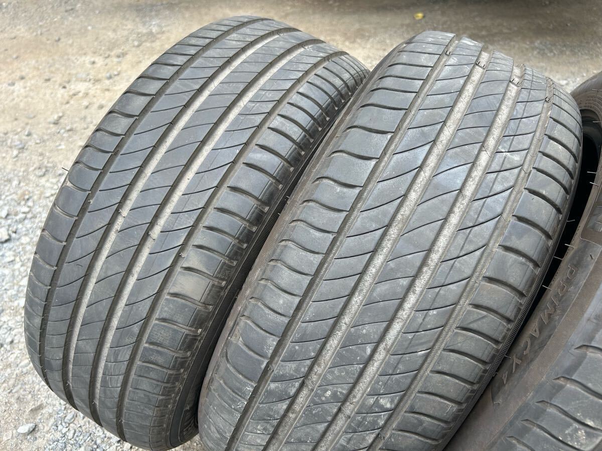 バリ山 【中古4本】ミシュラン プライマシー4 205/55R16 91W 2022年制造 約8分山 送料著払い 
