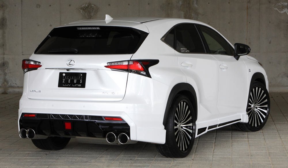 M'z SPEED リアアンダースポイラー ソニッククォーツ (085) FRP レクサス NX300h AYZ10 AYZ15 H26.7～H29.8