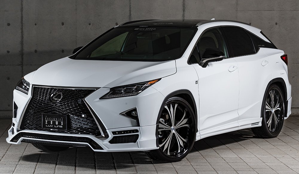 M'z SPEED フロントハーフスポイラー 未涂裝 FRP レクサス RX450h GYL20W GYL25W H29.12～R1.9 Fスポーツ