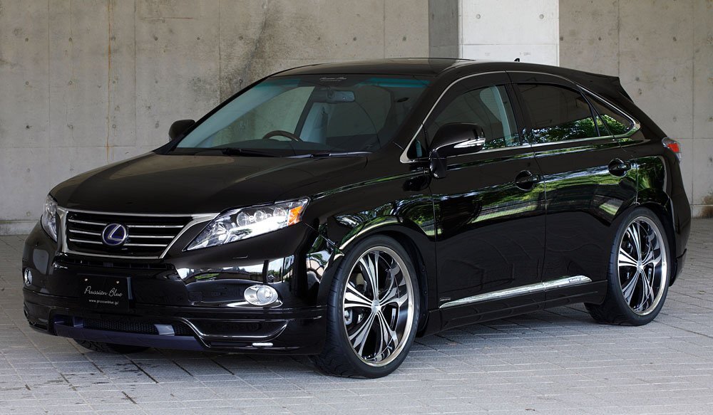 M'z SPEED サイドステップ ブラック (212) FRP レクサス RX450h GYL10W GYL15W GYL16W H21.4～H24.3 MC前