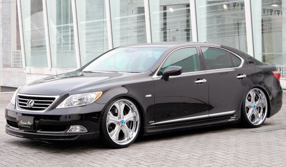 M'z SPEED フロントグリル 未涂裝 FRP レクサス LS460L USF41 H18.9～H21.9 MC前 ミリ波レーダー無(wú)車