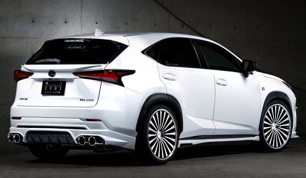 M'z SPEED リアアンダースポイラー 未涂裝 FRP レクサス NX300h AYZ10 AYZ15 H29.9～R3.10