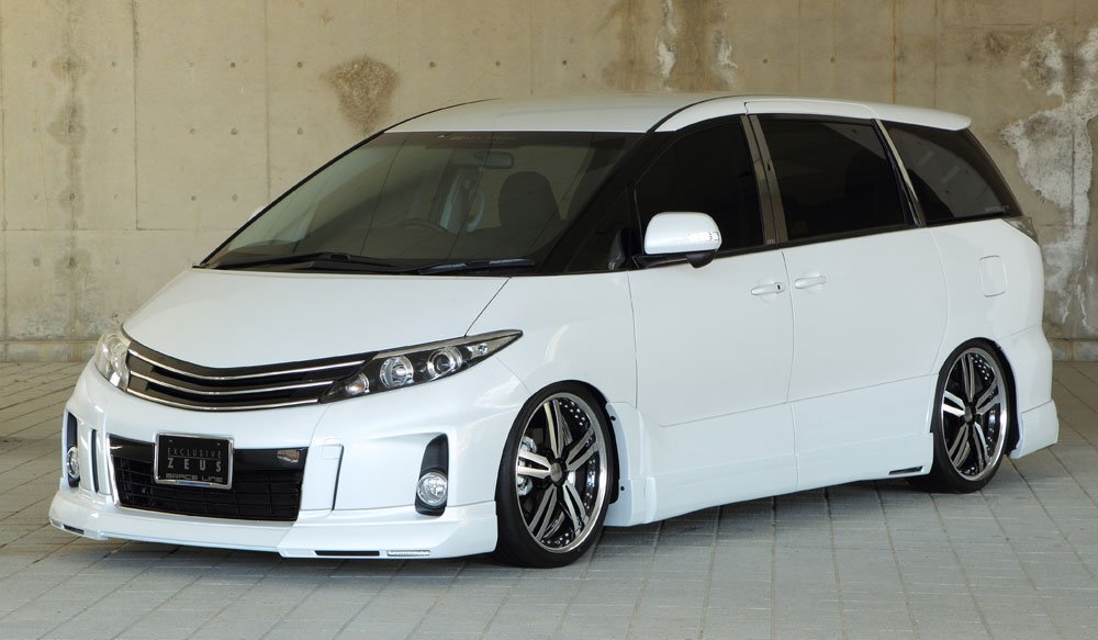 M'z SPEED подножка white pearl crystal автомобиль in (070) FRP Estima ACR50W ACR55W GSR50W GSR55W H24.5~H28.5 aeras 