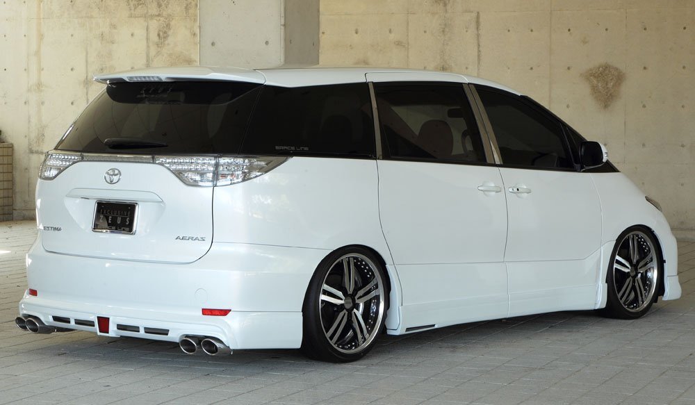 M'z SPEED подножка white pearl crystal автомобиль in (070) FRP Estima ACR50W ACR55W GSR50W GSR55W H24.5~H28.5 aeras 