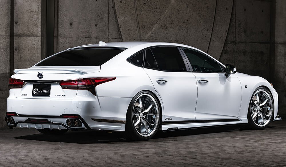 M'z SPEED サイドステップ 未涂裝 FRP レクサス LS500 VXFA50 VXFA55 R2.11～ Fスポーツ
